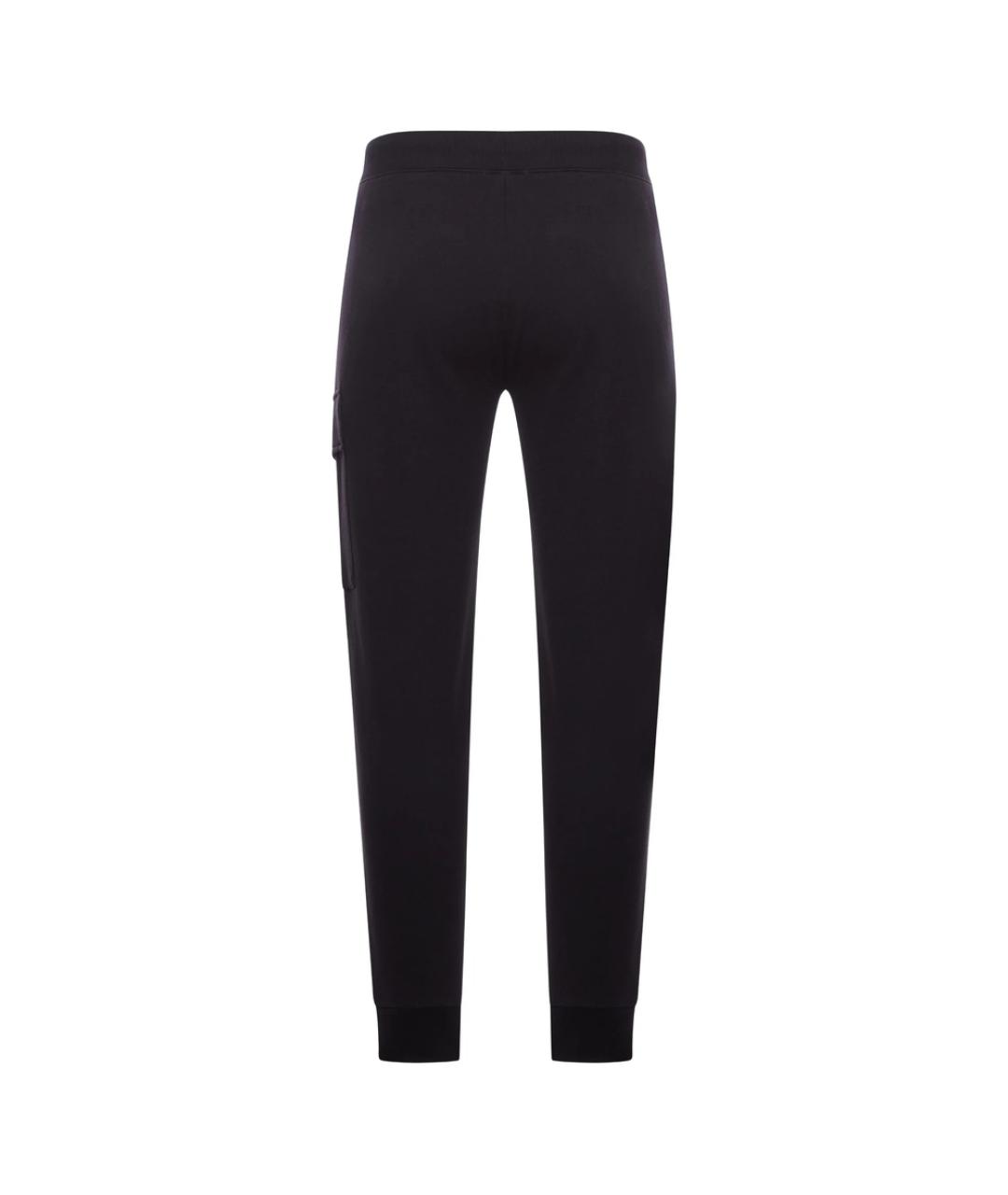 CP COMPANY Черные хлопковые повседневные брюки, фото 2