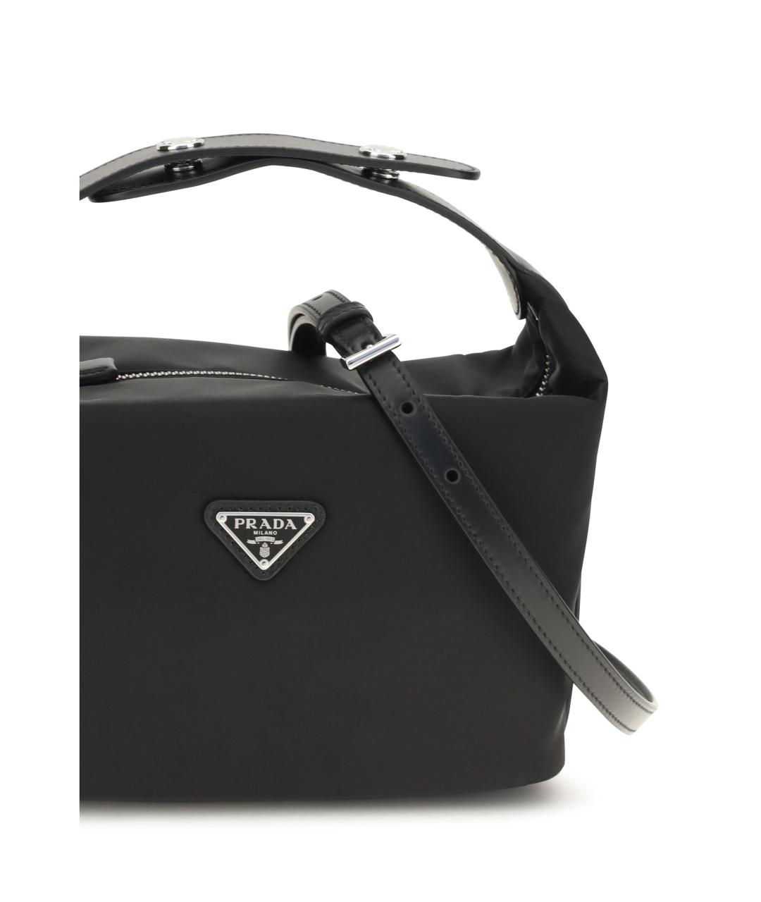 PRADA Черная синтетическая сумка через плечо, фото 4
