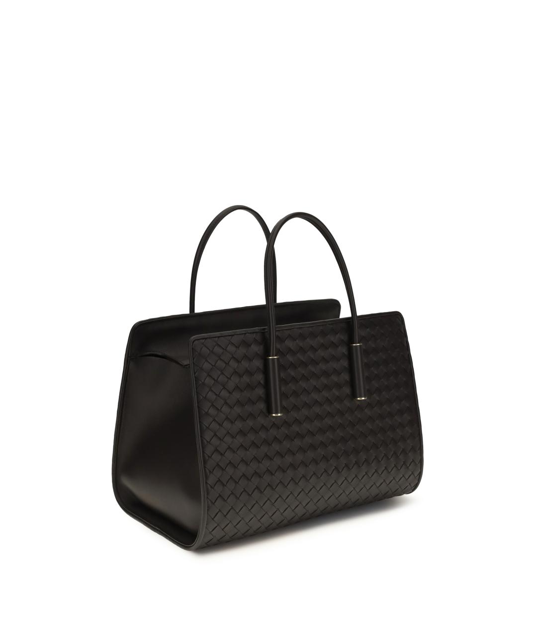 BOTTEGA VENETA Коричневая кожаная сумка тоут, фото 2