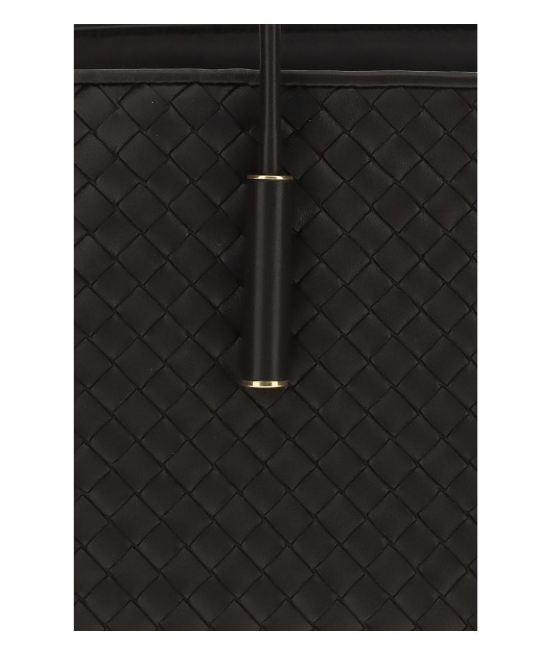 BOTTEGA VENETA Коричневая кожаная сумка тоут, фото 4