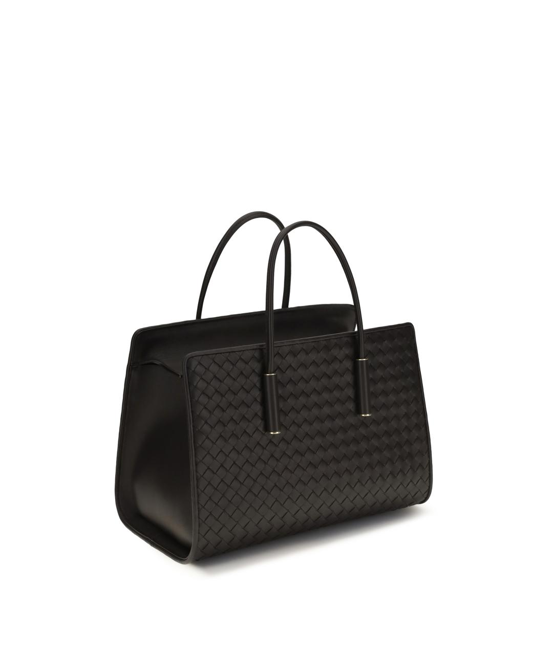 BOTTEGA VENETA Коричневая кожаная сумка тоут, фото 3