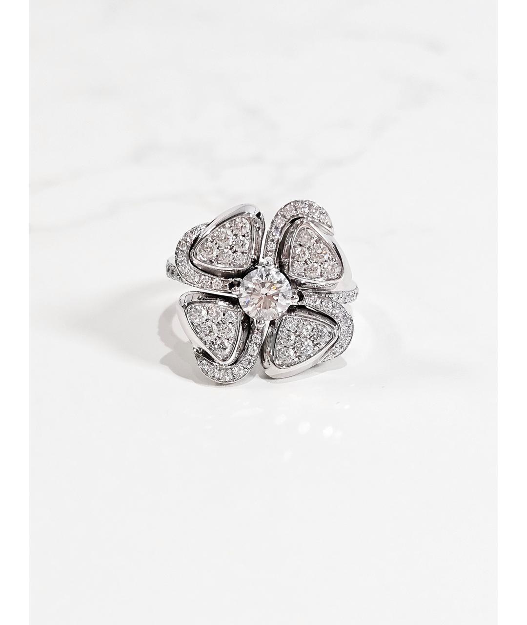 BVLGARI Серебряное кольцо из белого золота, фото 3