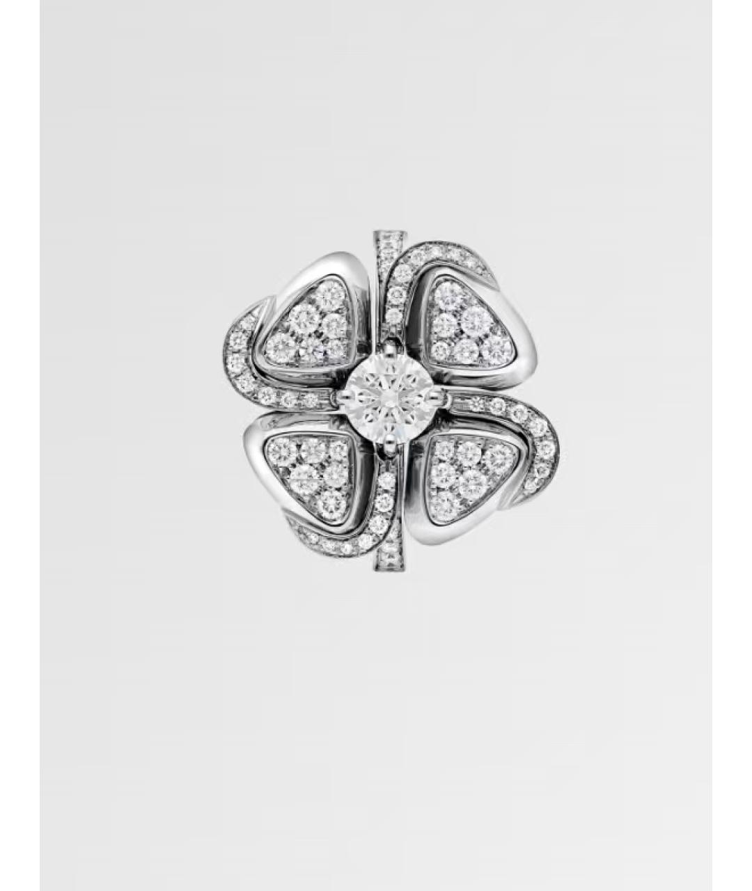 BVLGARI Серебряное кольцо из белого золота, фото 2