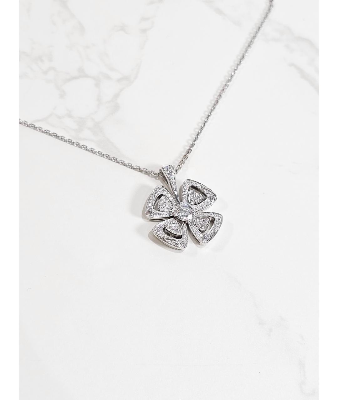 BVLGARI Серебряная подвеска из белого золота, фото 2