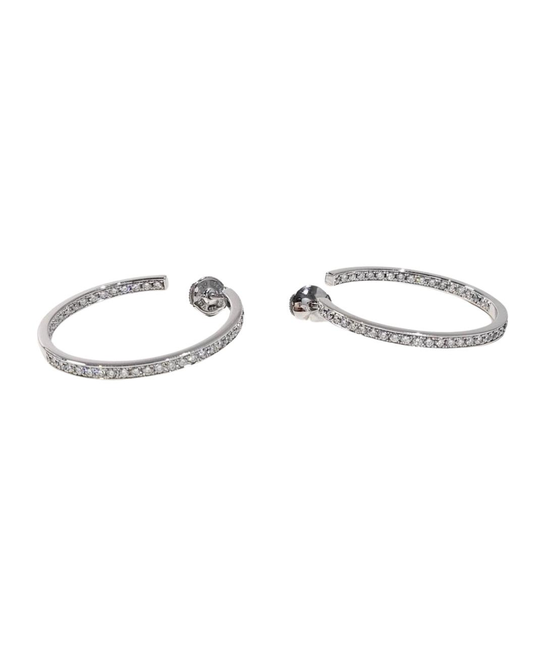 CARTIER Серебряные серьги из белого золота, фото 1