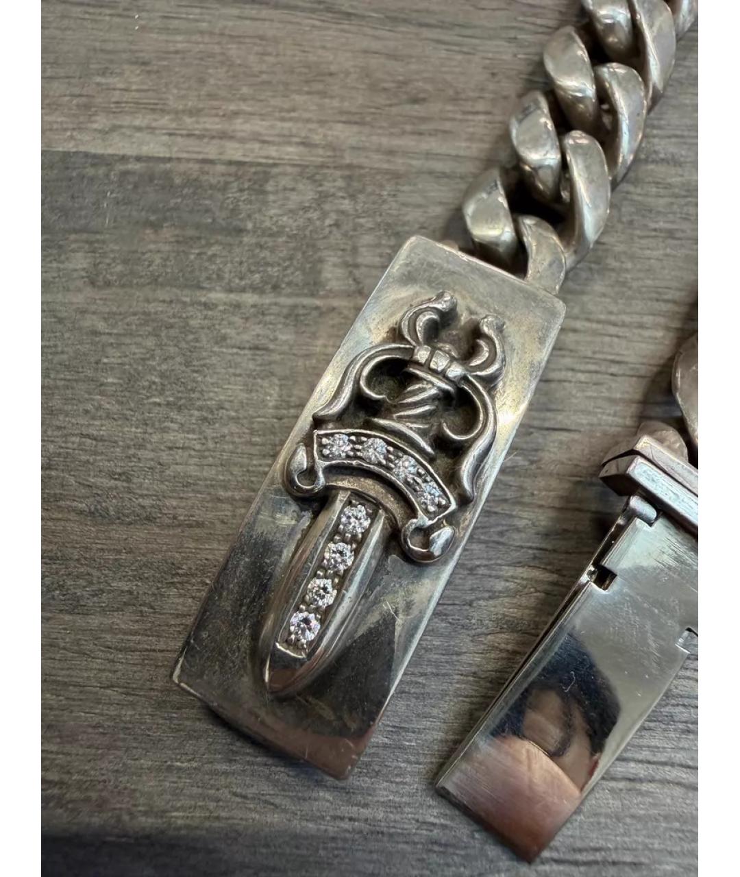 CHROME HEARTS Серебряный серебряный браслет, фото 6