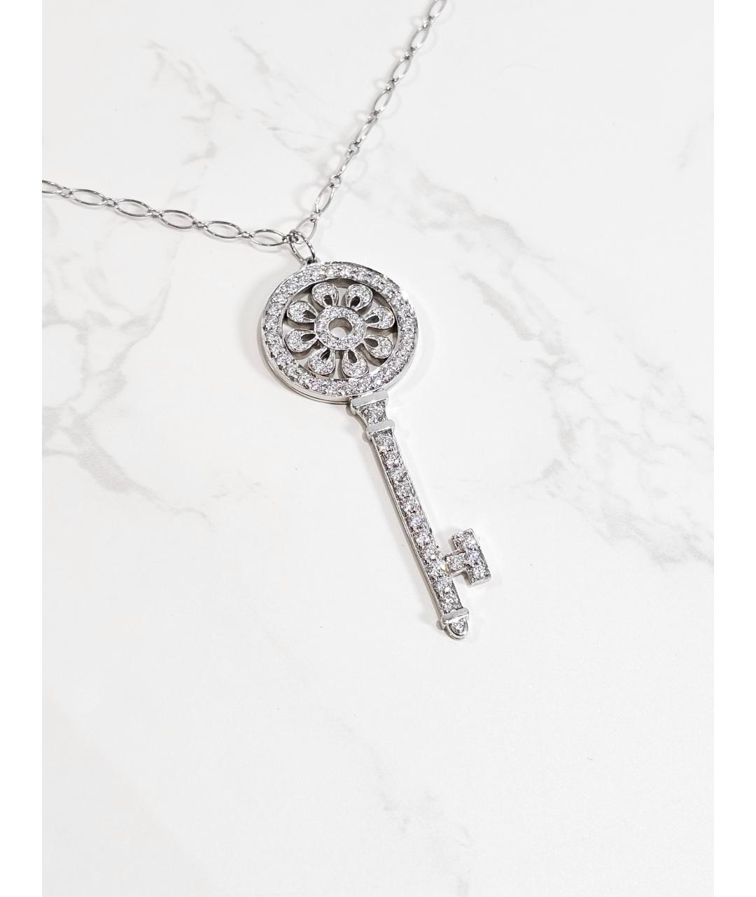 TIFFANY&CO Серебряная платиновая подвеска, фото 3