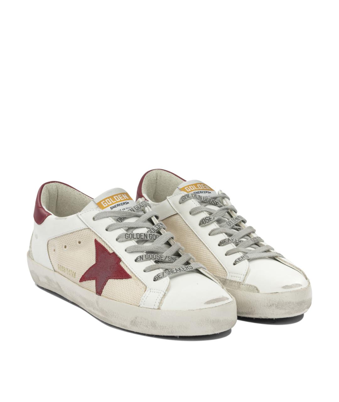 GOLDEN GOOSE Мульти кожаные низкие кроссовки / кеды, фото 2