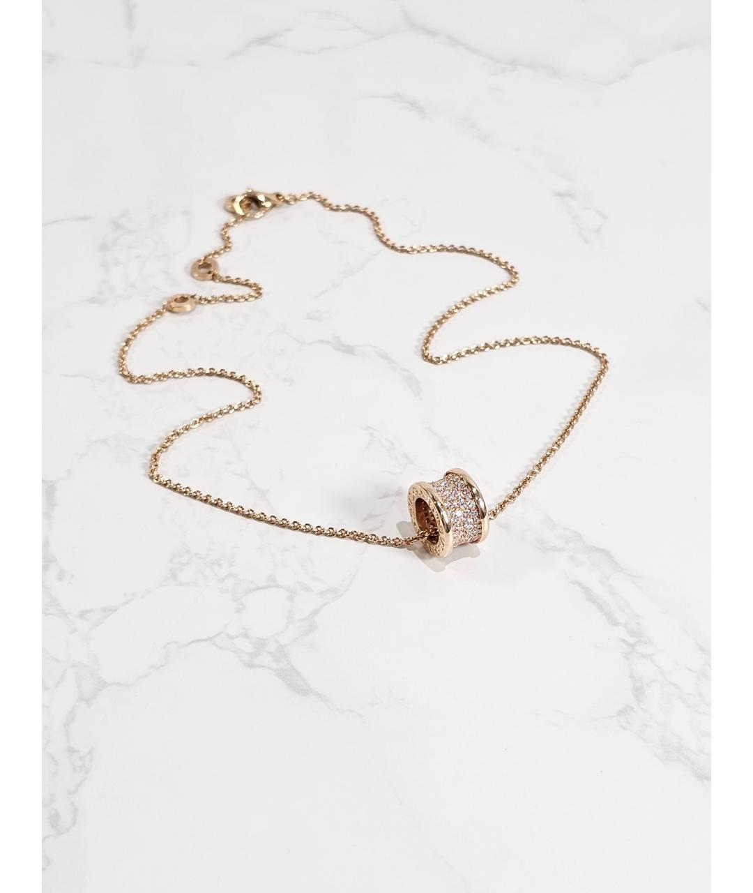BVLGARI Золотая подвеска из розового золота, фото 4
