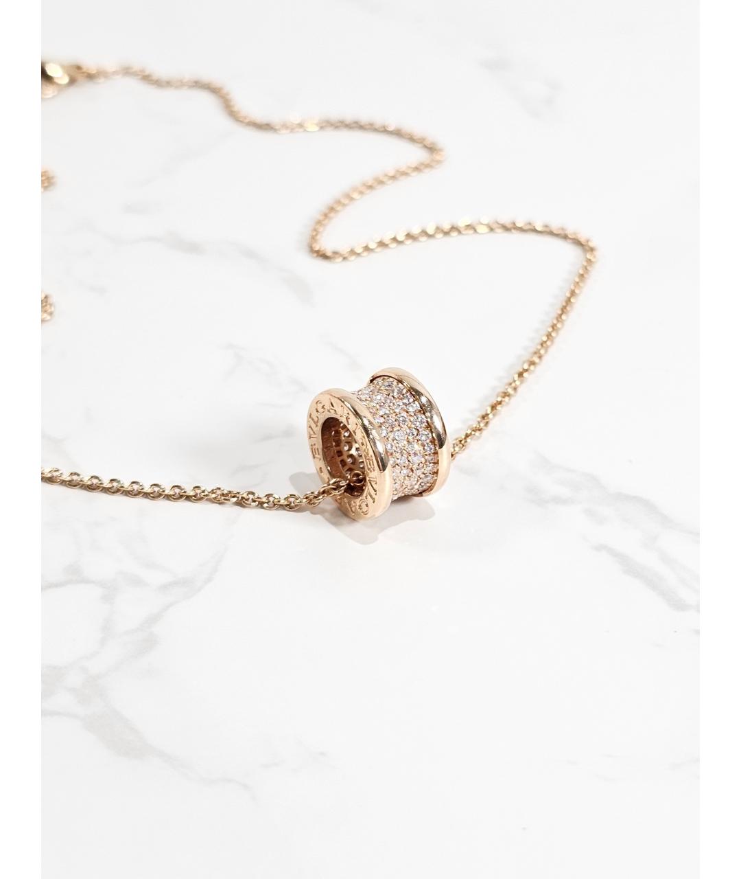 BVLGARI Золотая подвеска из розового золота, фото 2