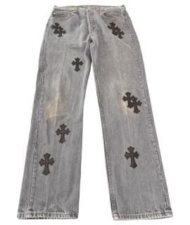 CHROME HEARTS Прямые джинсы