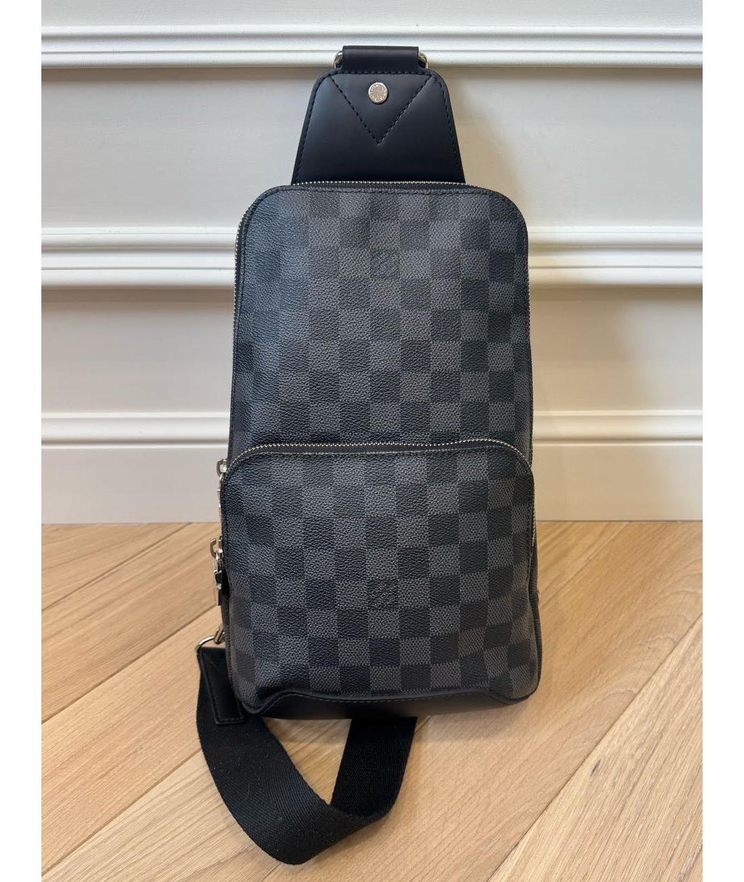 LOUIS VUITTON Черная сумка на плечо, фото 9