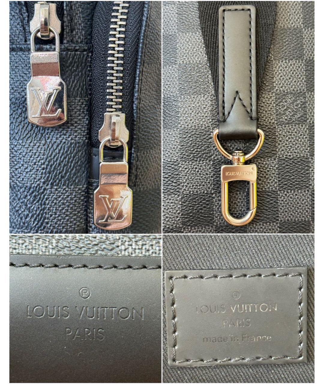 LOUIS VUITTON Черная сумка на плечо, фото 7
