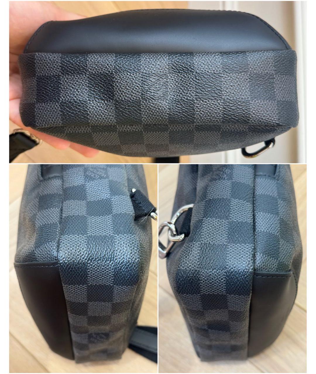 LOUIS VUITTON Черная сумка на плечо, фото 5