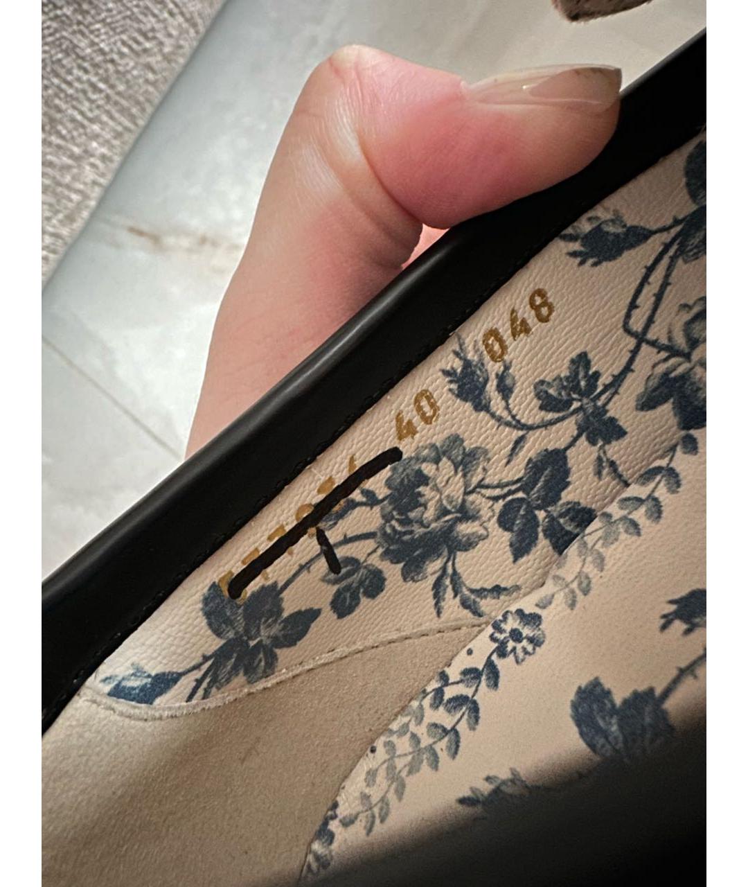 GUCCI Черные кожаные лоферы, фото 5