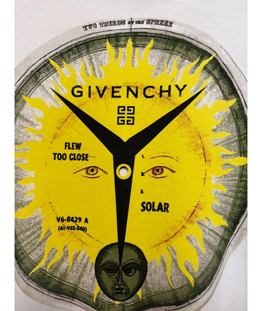 GIVENCHY Белая хлопковая футболка, фото 4