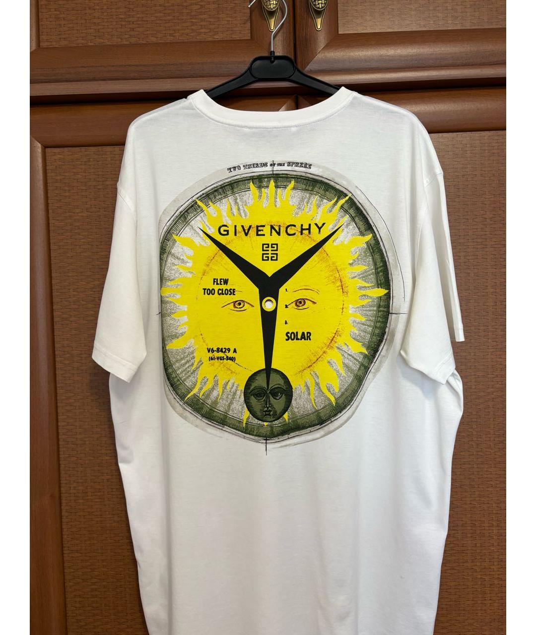 GIVENCHY Белая хлопковая футболка, фото 2