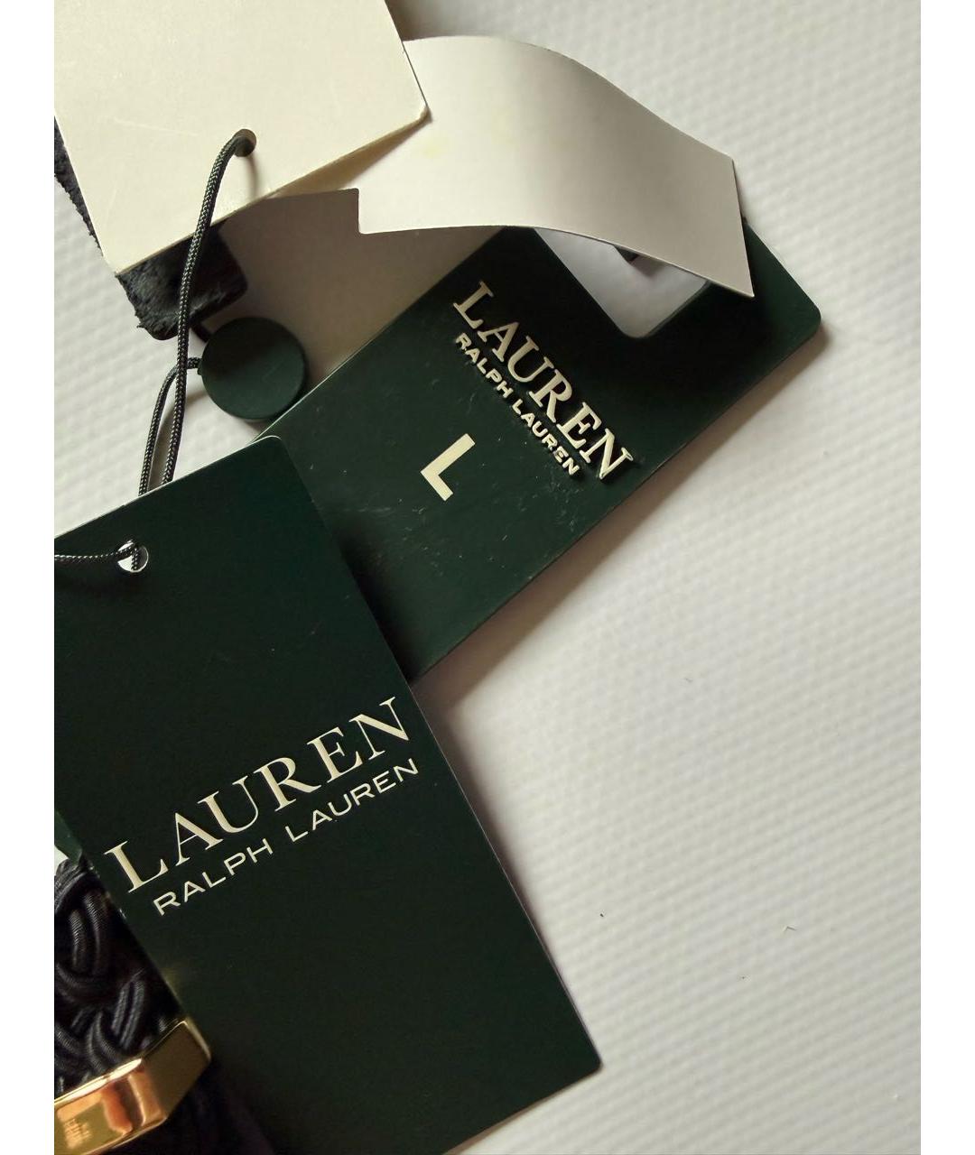 RALPH LAUREN Черный ремень, фото 3