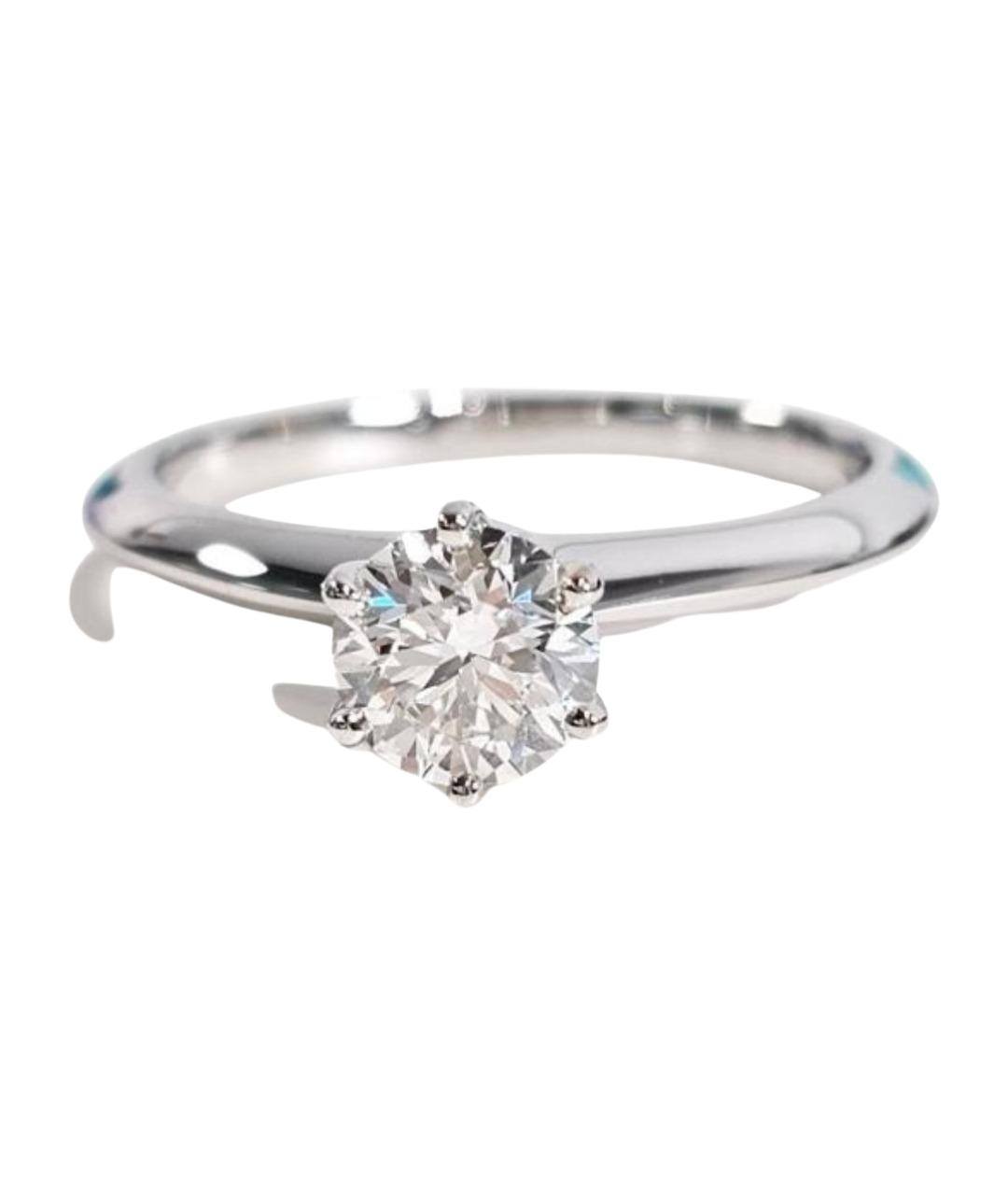 TIFFANY&CO Серебряное платиновое кольцо, фото 1