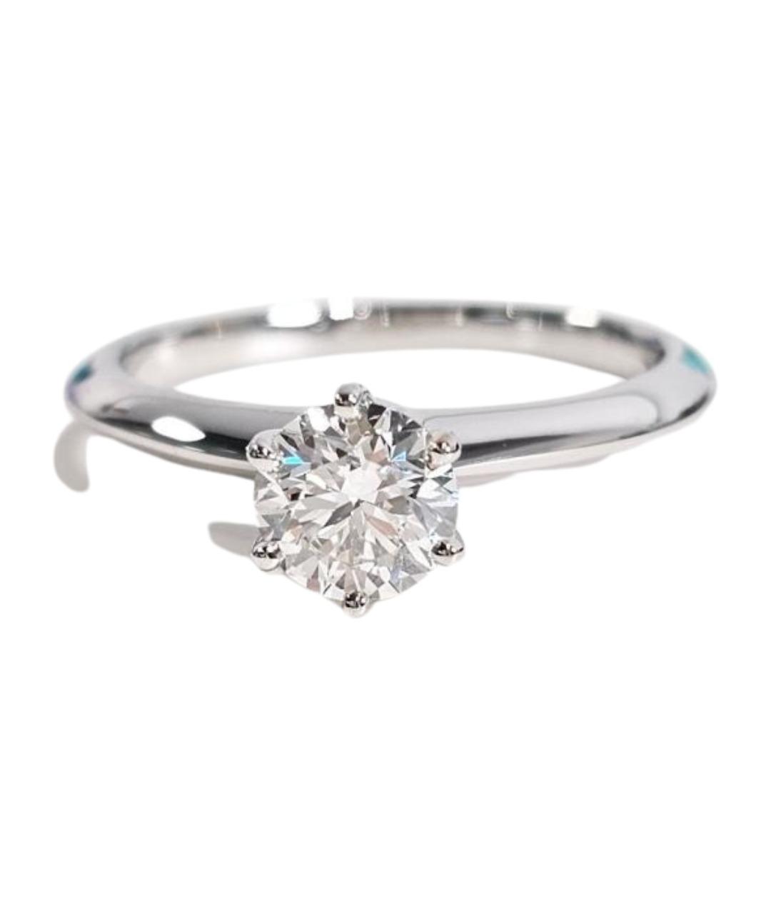 TIFFANY&CO Серебряное платиновое кольцо, фото 4