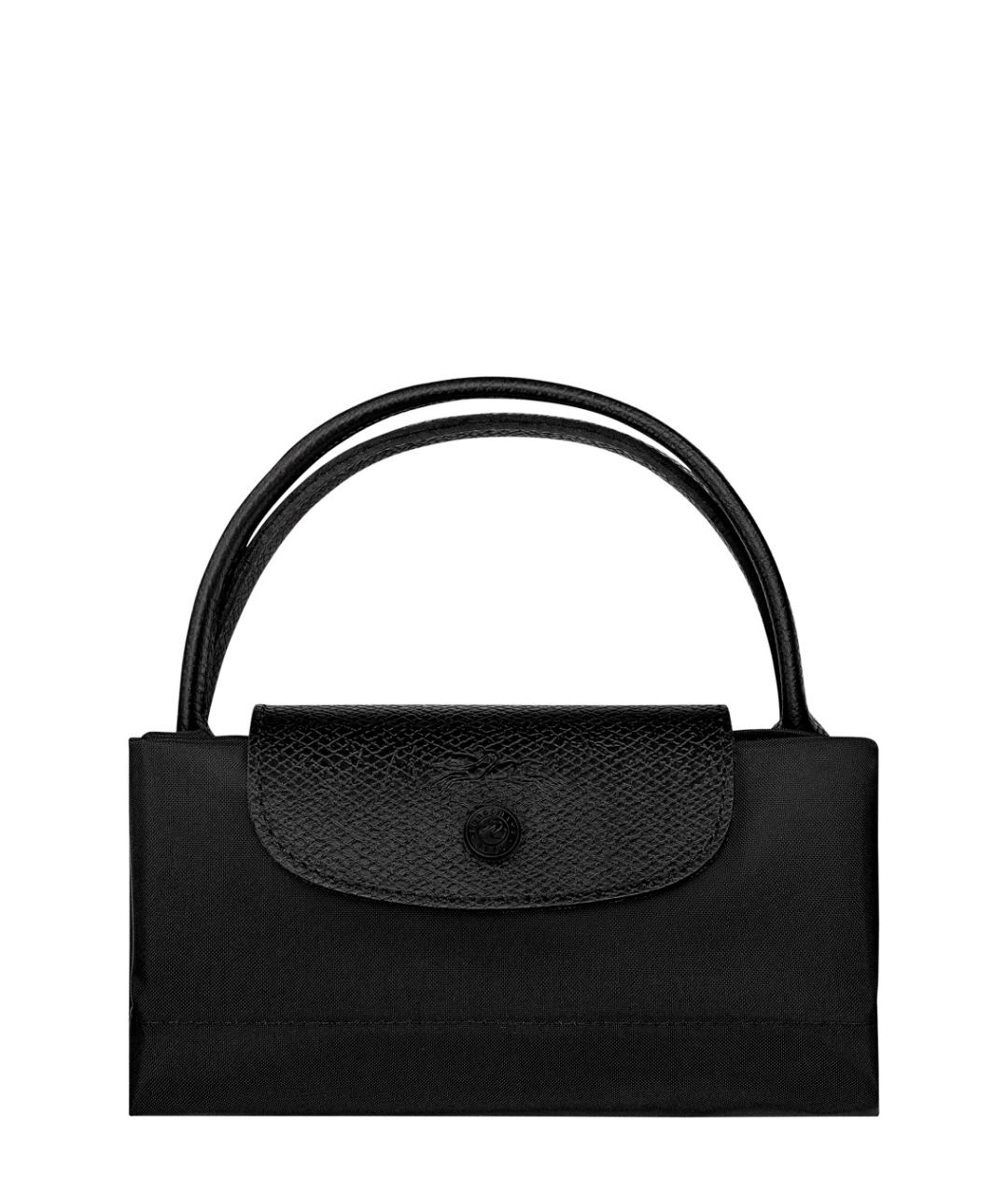 LONGCHAMP Черная синтетическая сумка тоут, фото 3