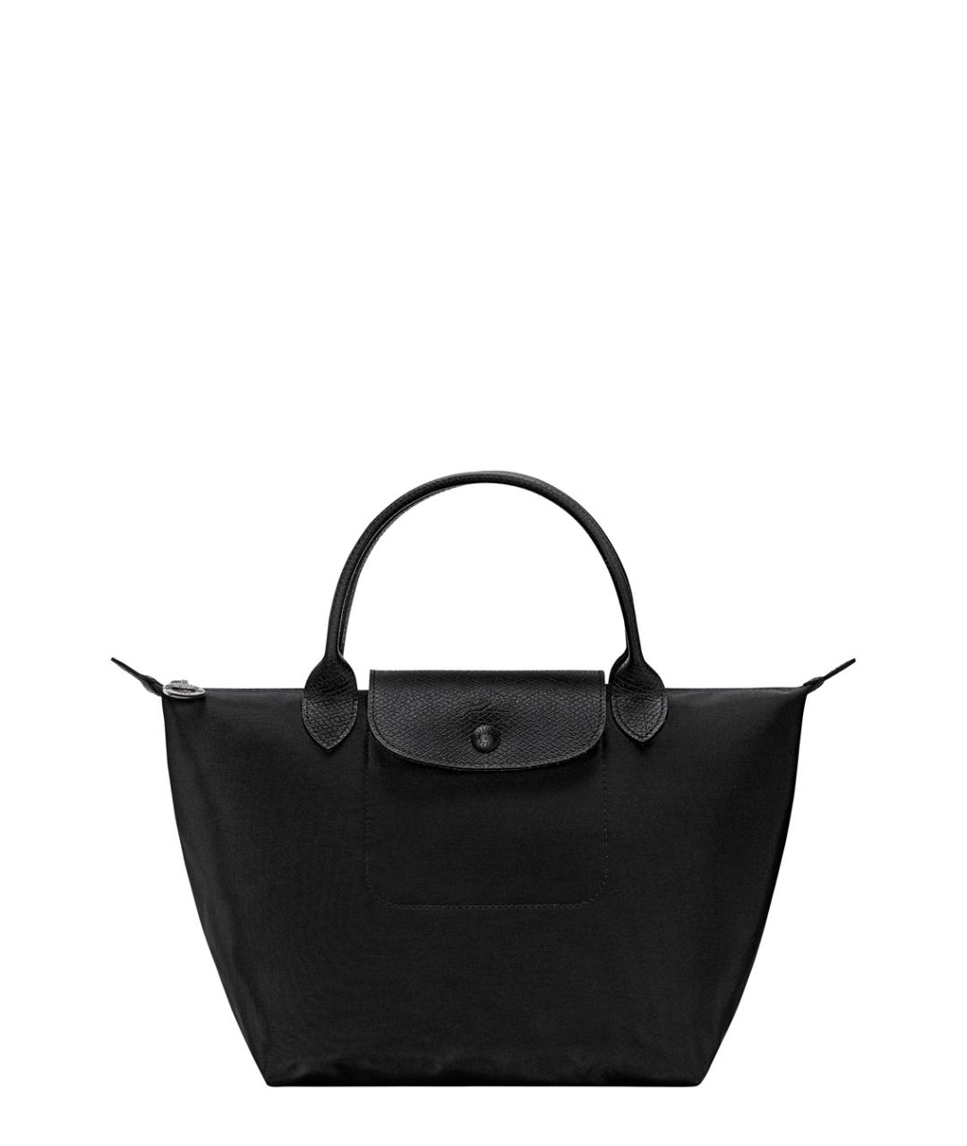 LONGCHAMP Черная синтетическая сумка тоут, фото 1