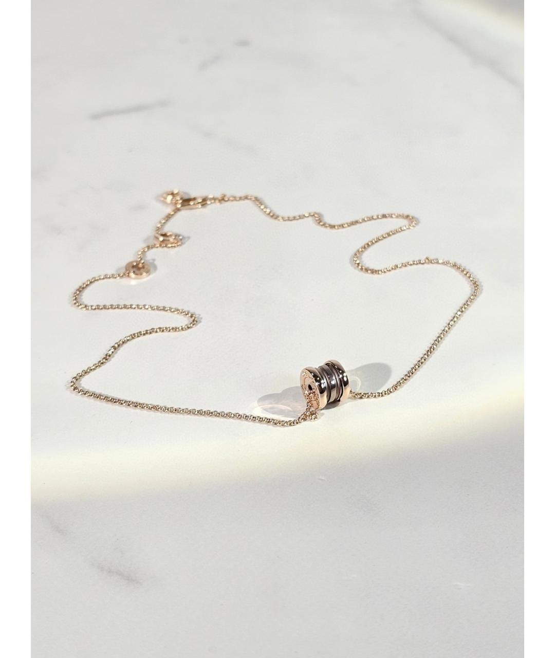 BVLGARI Золотое колье из розового золота, фото 4