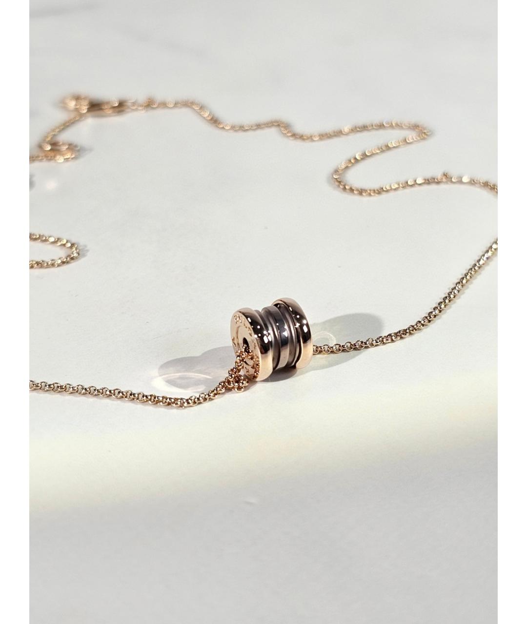 BVLGARI Золотое колье из розового золота, фото 2