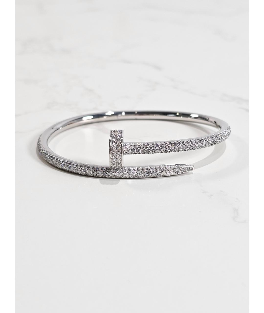 CARTIER Серебряный браслет из белого золота, фото 5