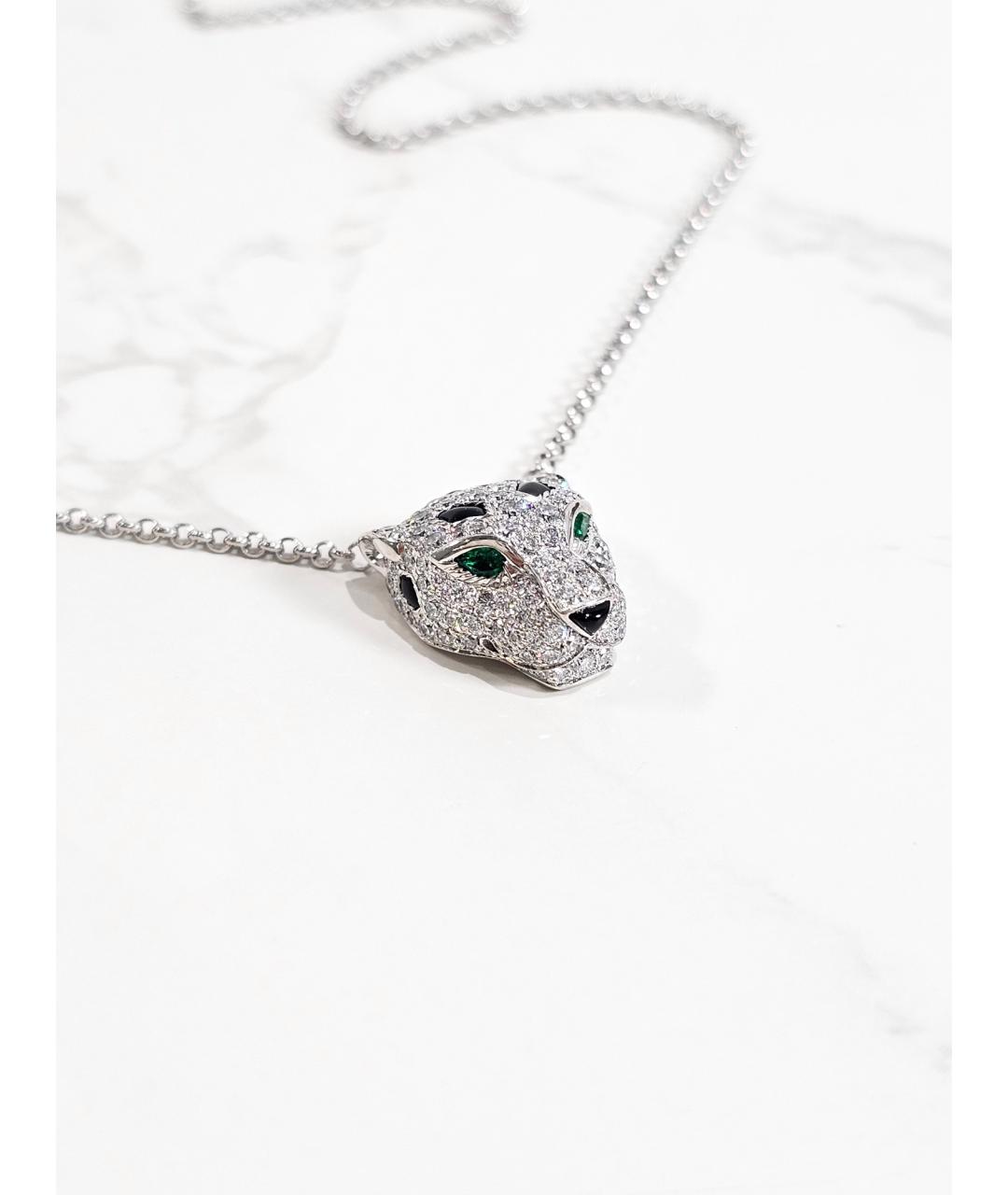 CARTIER Серебряное колье из белого золота, фото 3