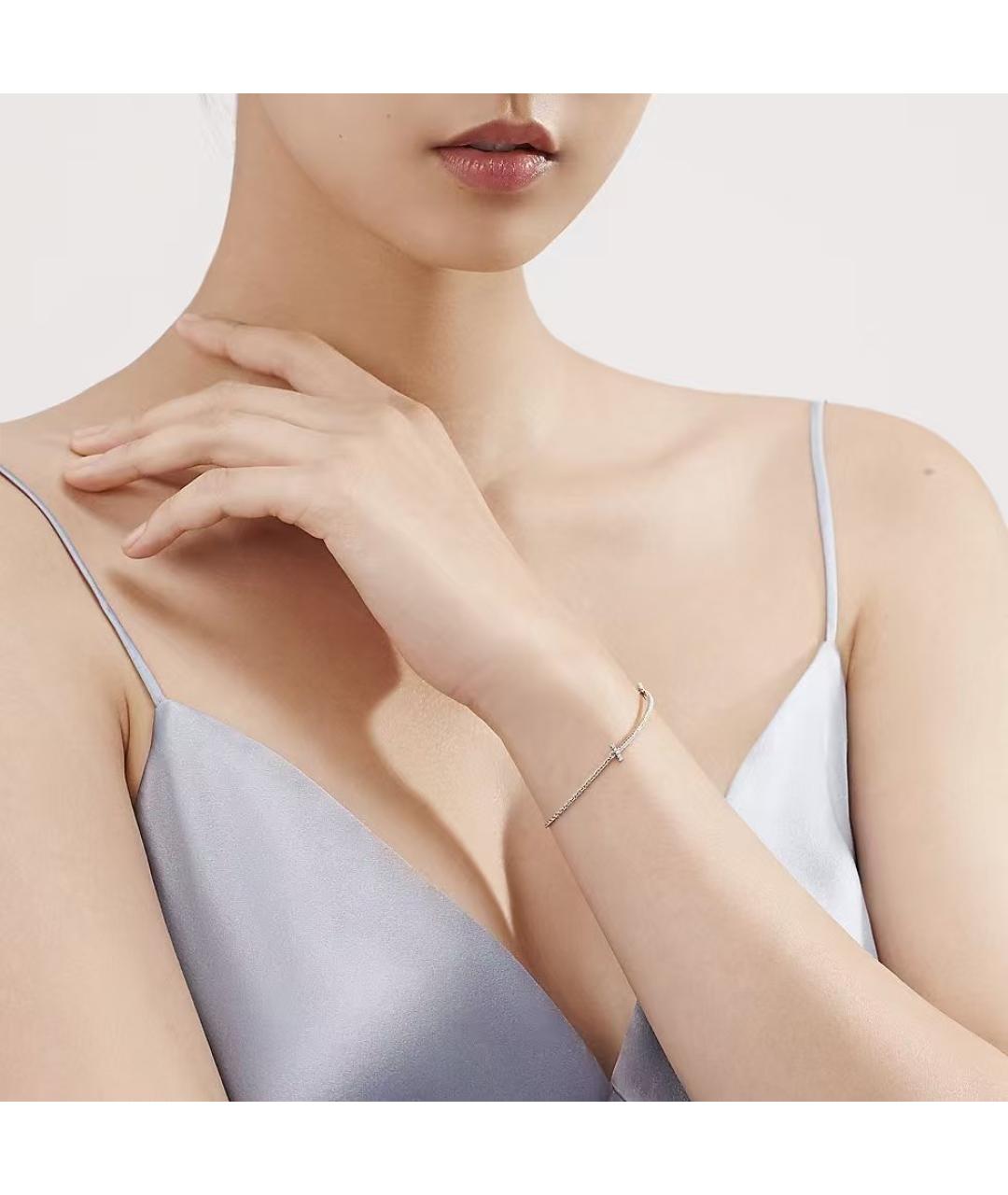 TIFFANY&CO Серебряный браслет из белого золота, фото 3