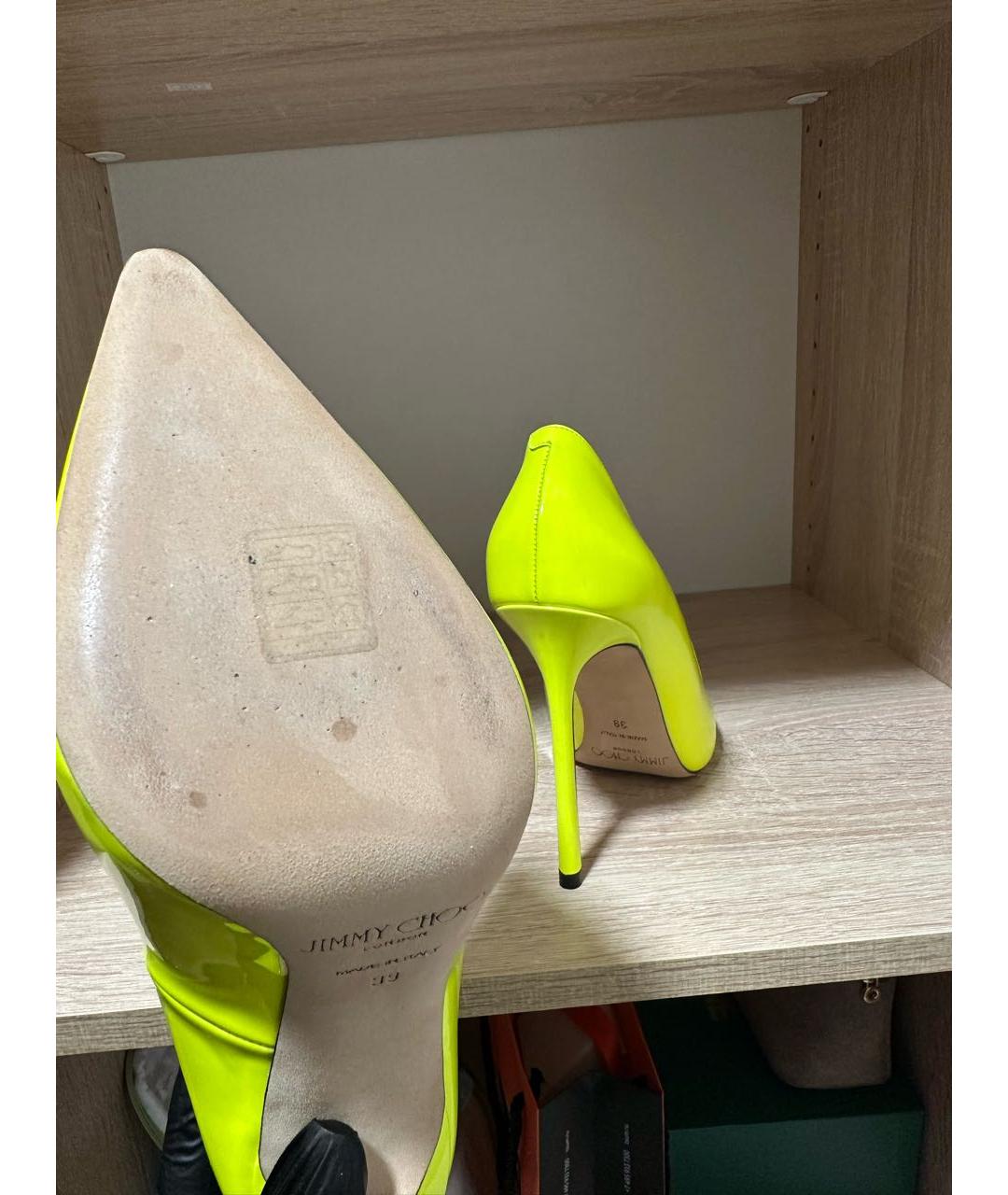 JIMMY CHOO Туфли из лакированной кожи, фото 6