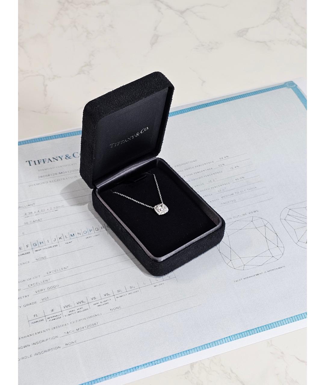 TIFFANY&CO Серебряное платиновое колье, фото 2