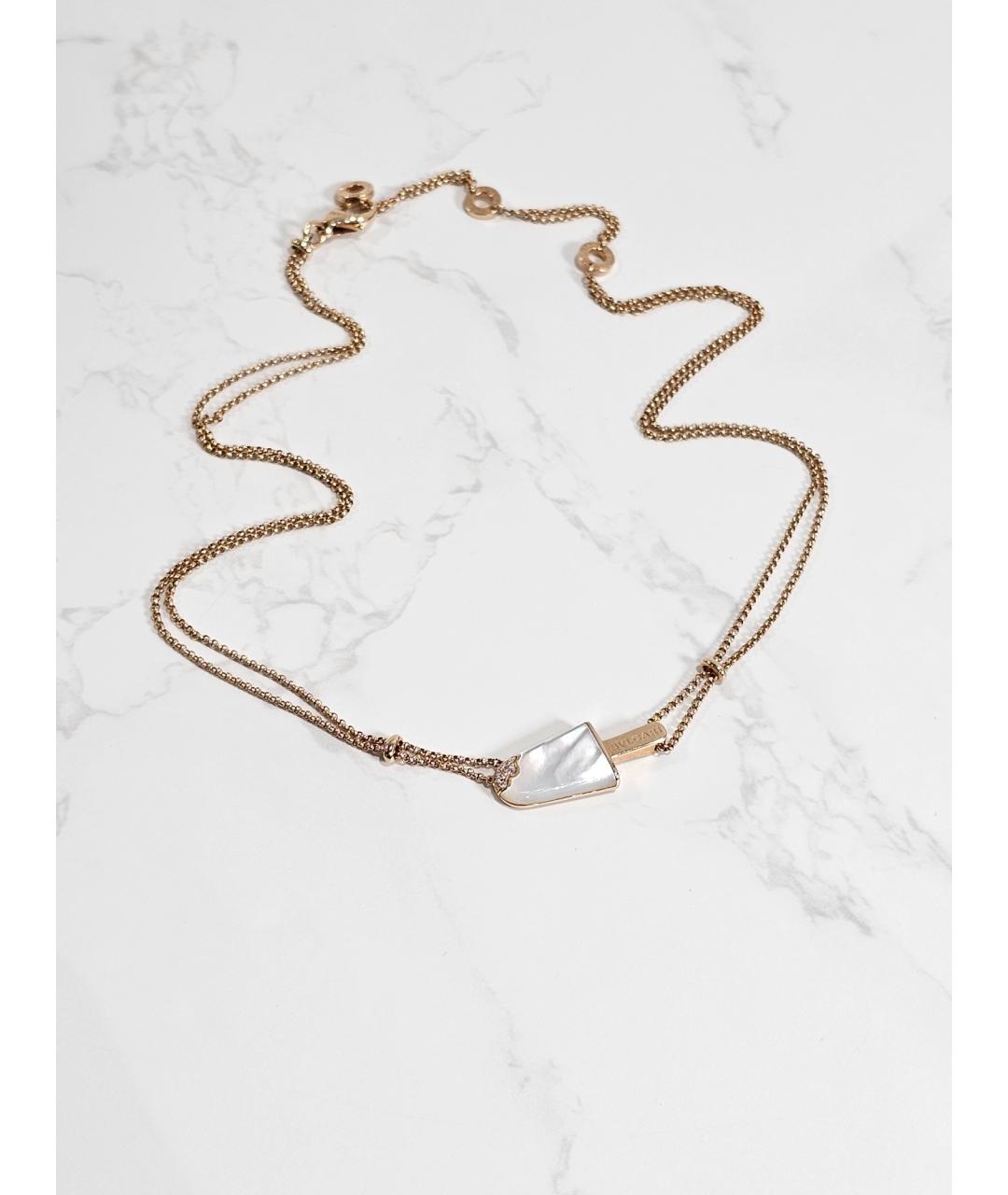 BVLGARI Золотое колье из розового золота, фото 3
