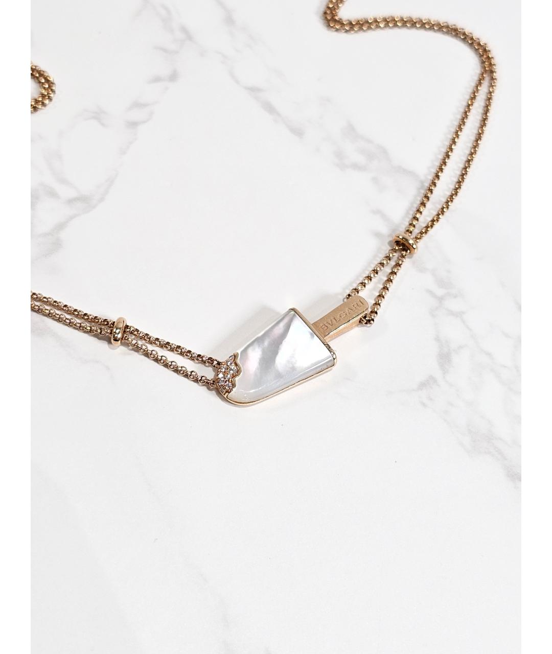 BVLGARI Золотое колье из розового золота, фото 2