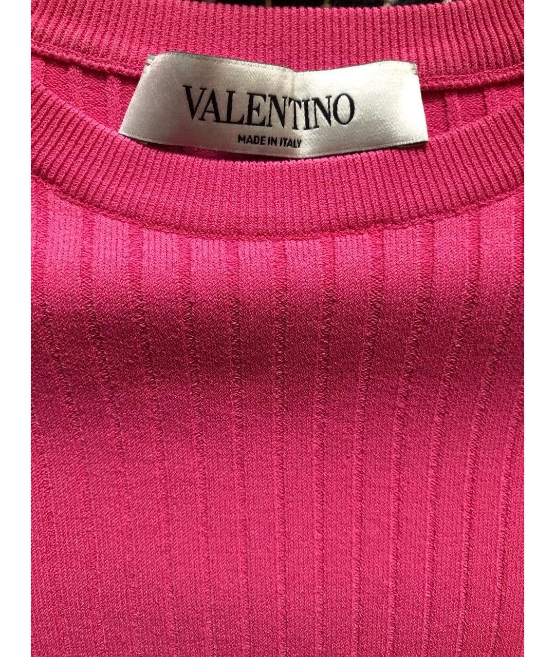 VALENTINO Фуксия вискозный джемпер / свитер, фото 4