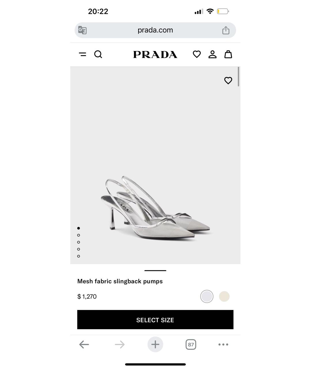 PRADA Серебряные синтетические туфли, фото 9