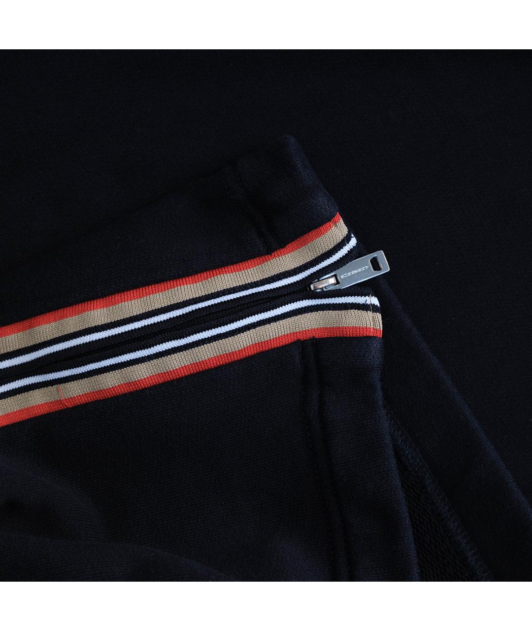 BURBERRY Черное хлопковое повседневное платье, фото 4