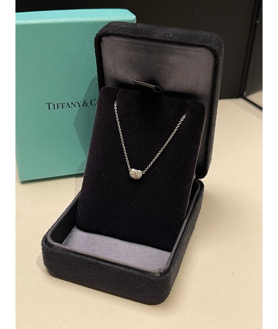 TIFFANY&CO Серебряное платиновое колье, фото 5