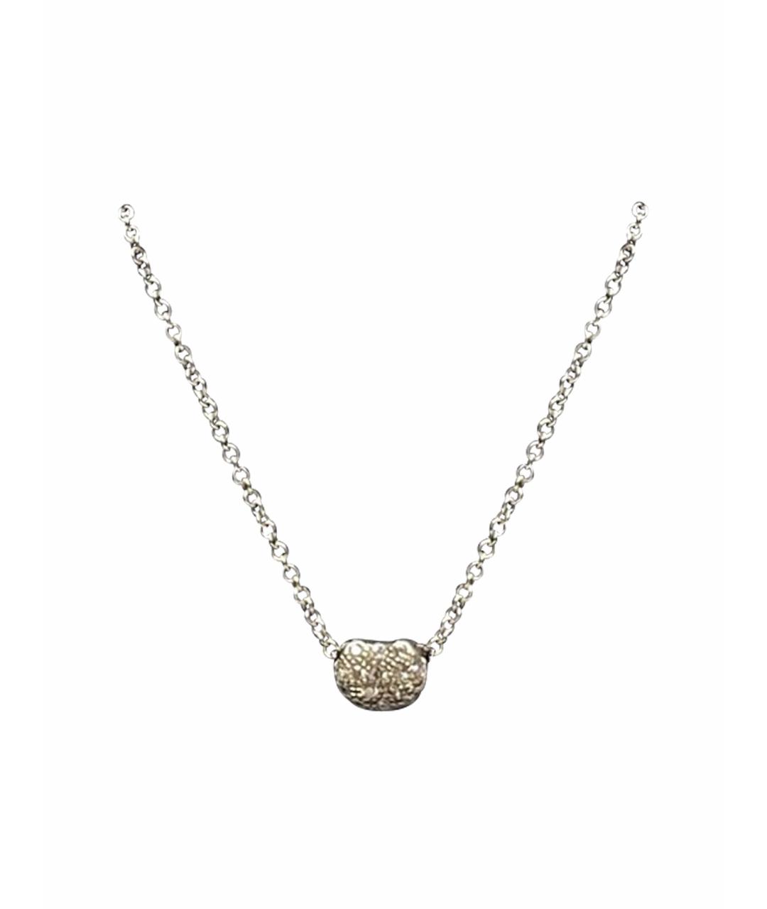 TIFFANY&CO Серебряное платиновое колье, фото 1