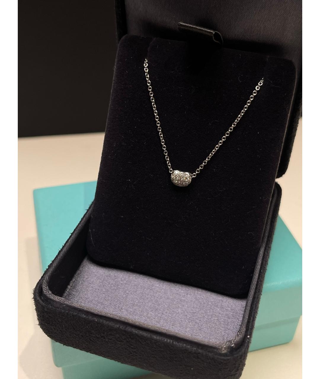 TIFFANY&CO Серебряное платиновое колье, фото 3