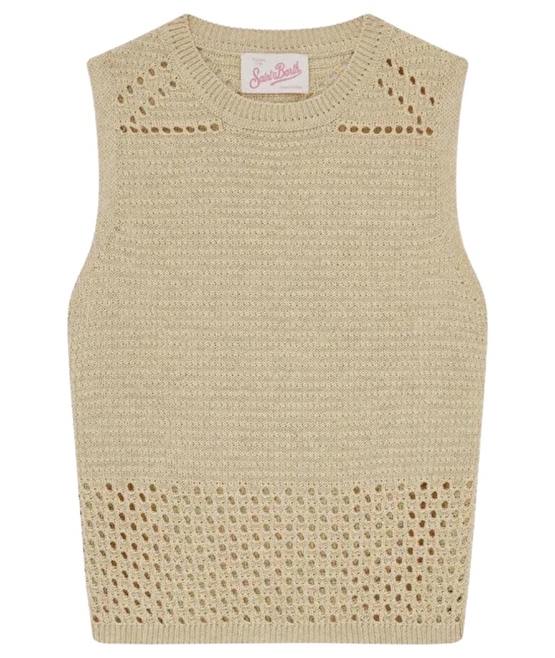 MC2 SAINT BARTH Бежевая майка, фото 1