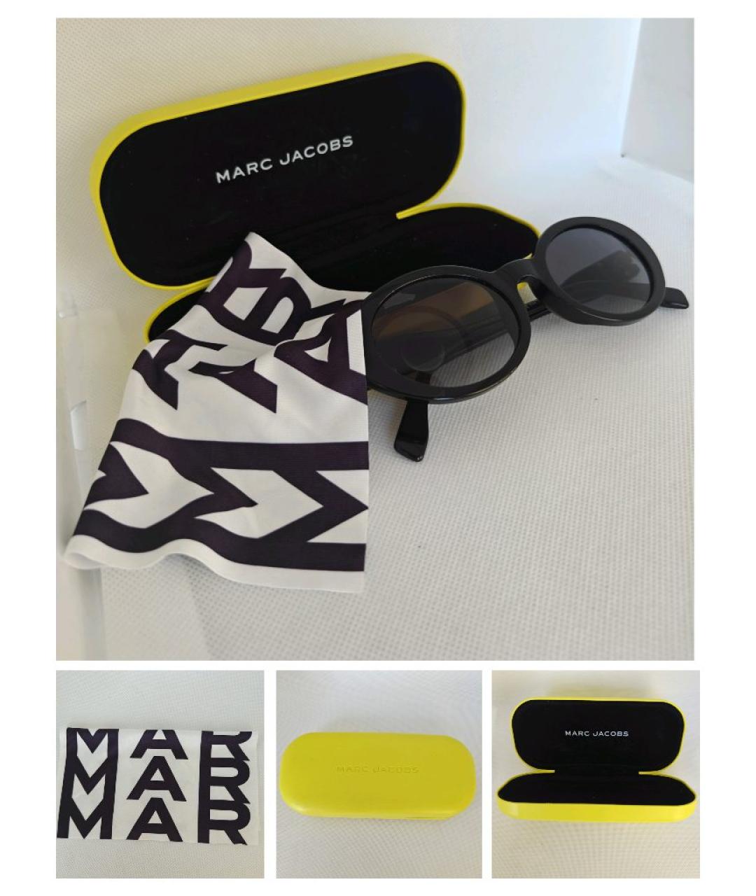 MARC JACOBS Черные пластиковые солнцезащитные очки, фото 2