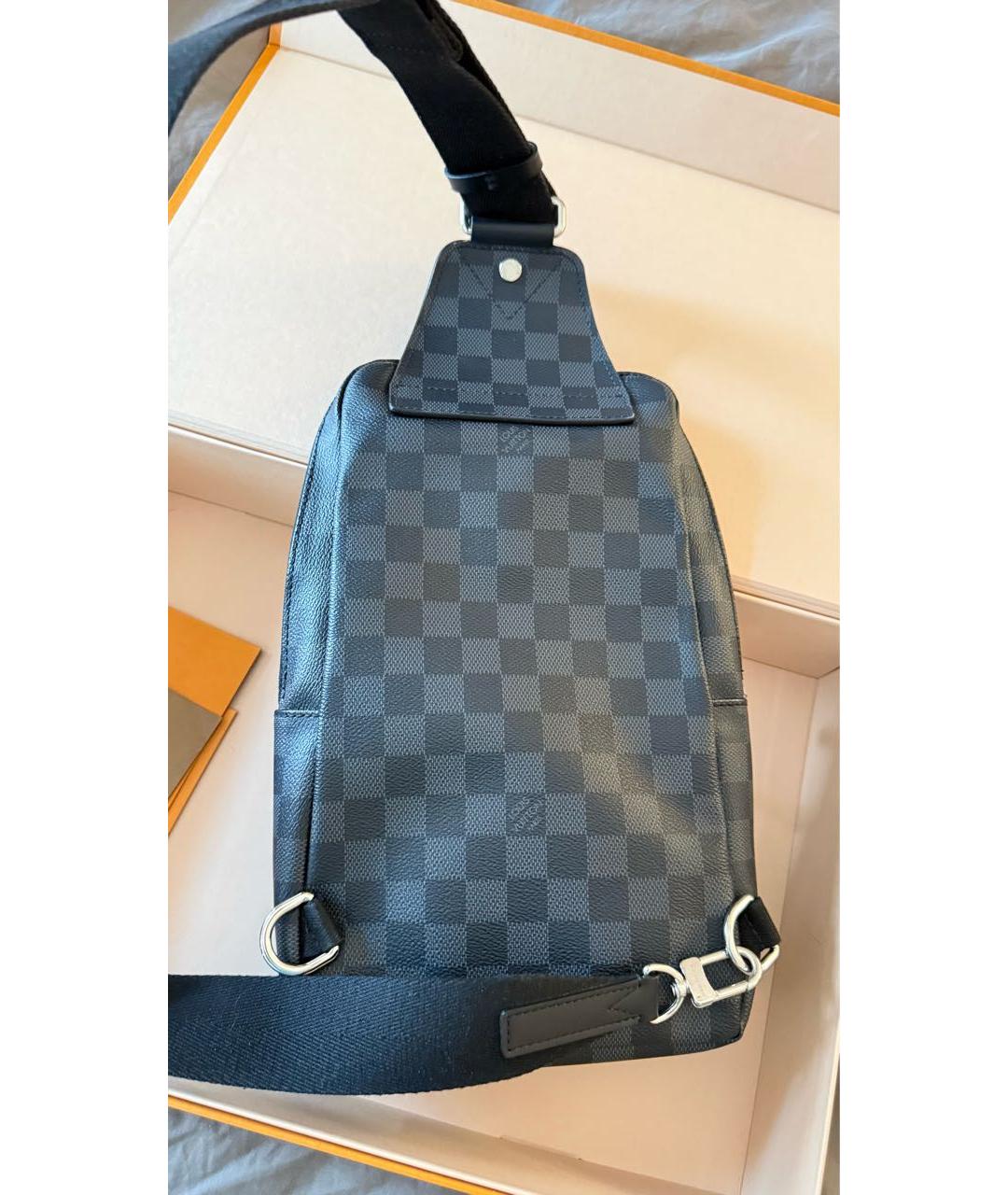 LOUIS VUITTON Черная сумка на плечо, фото 2