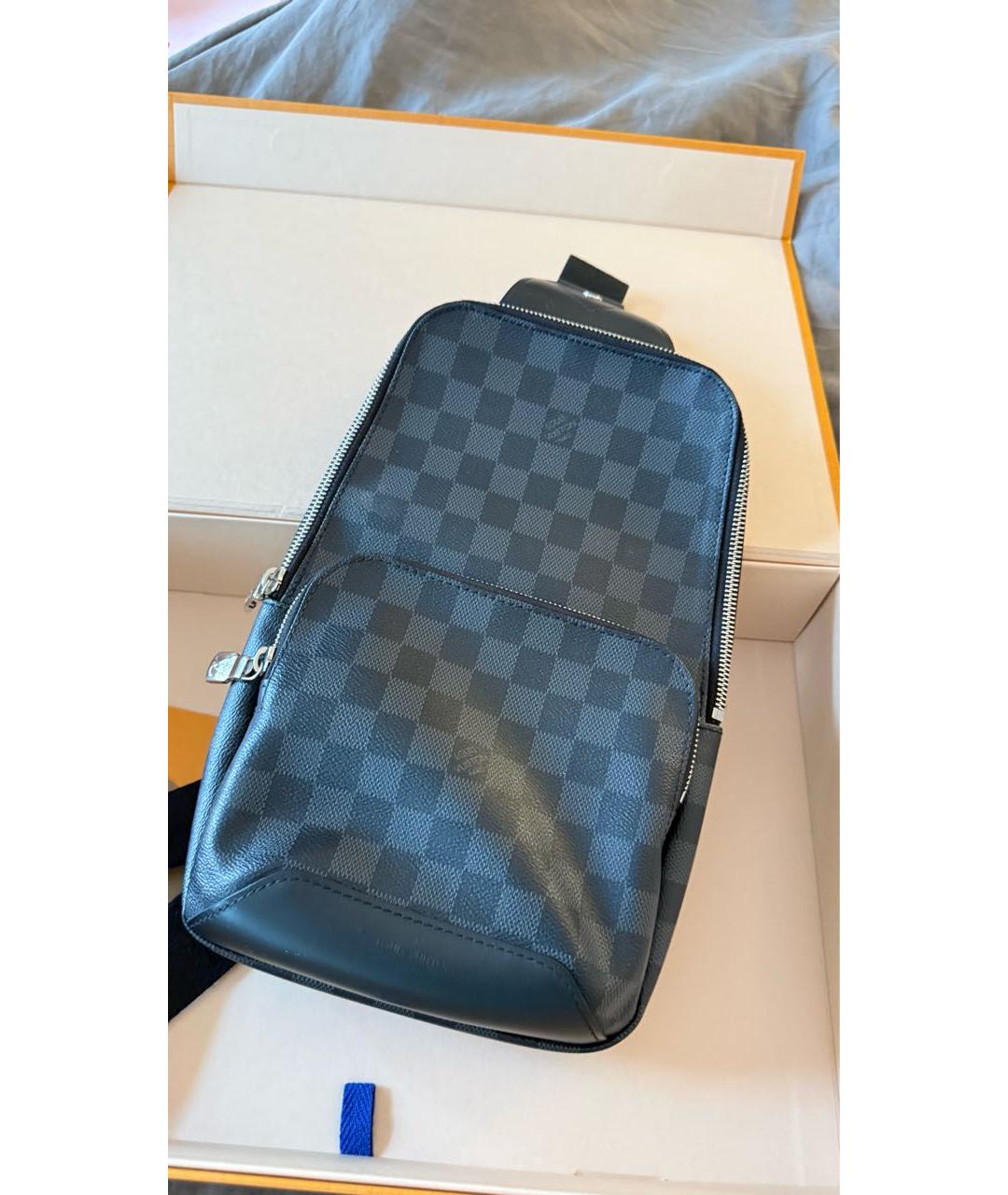 LOUIS VUITTON Черная сумка на плечо, фото 8