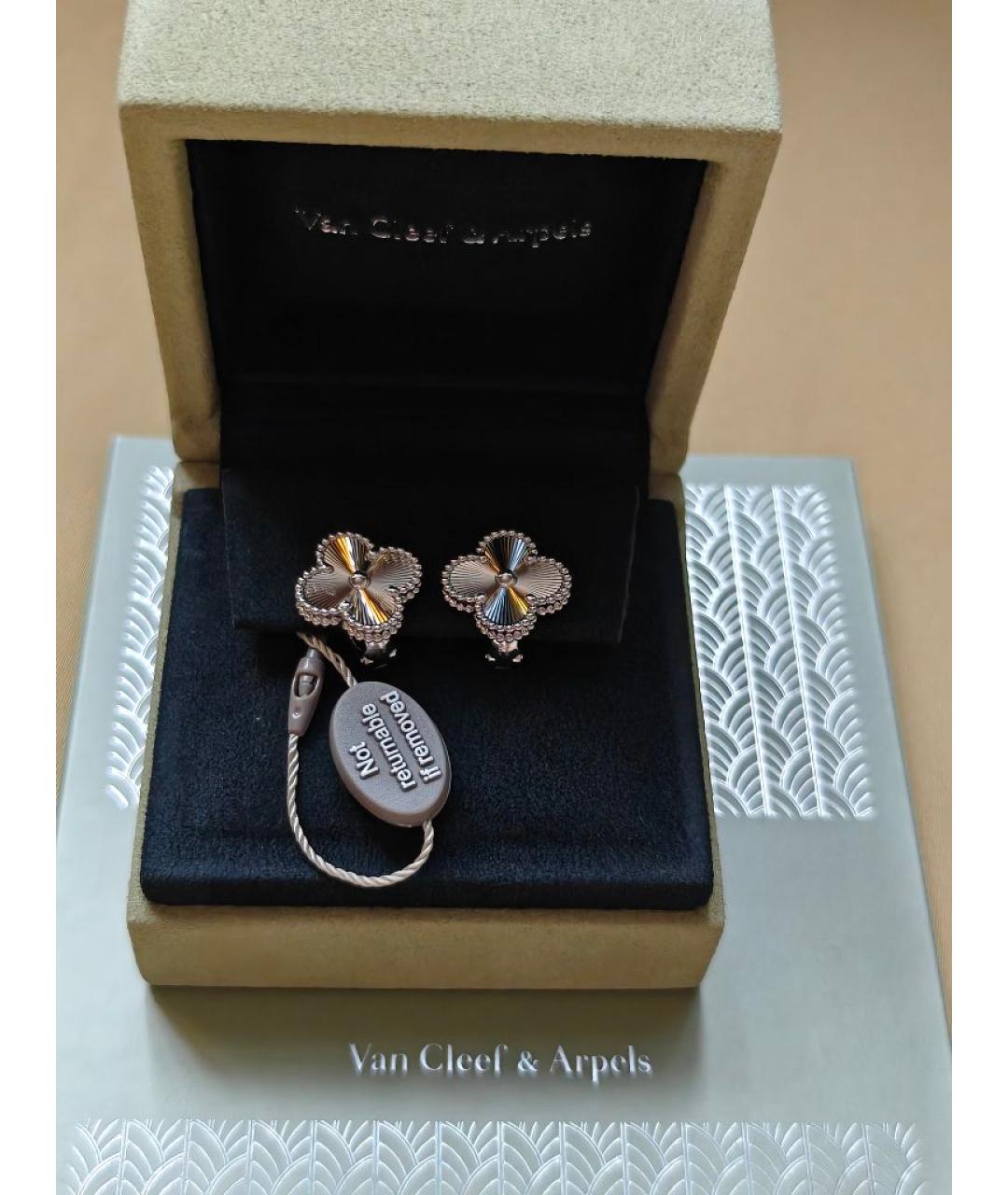 VAN CLEEF & ARPELS Белые серьги из белого золота, фото 2