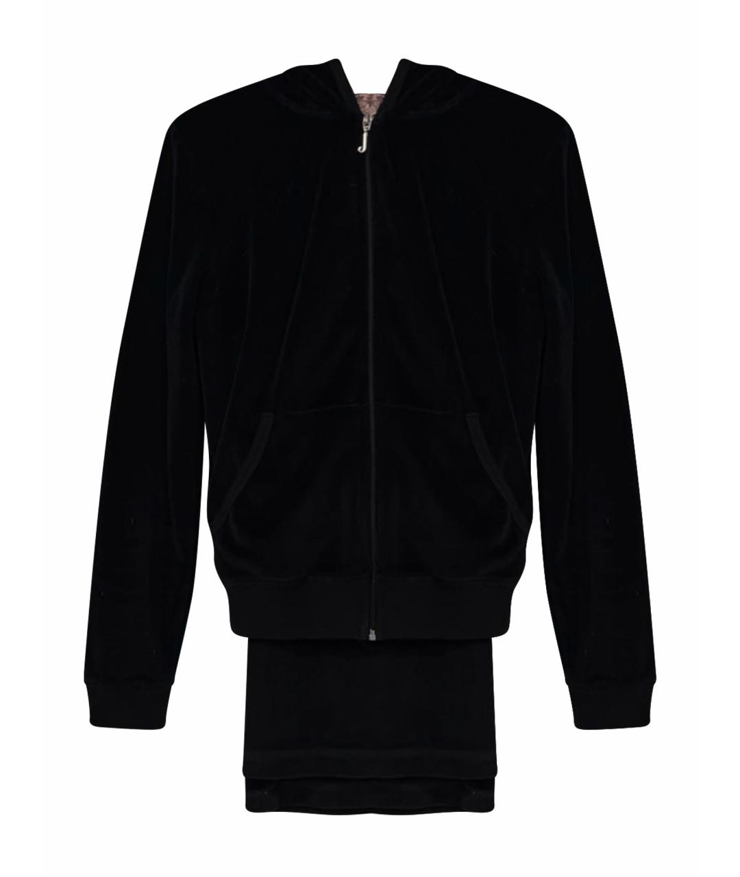 JUICY COUTURE Черная хлопковая спортивная куртка, фото 1