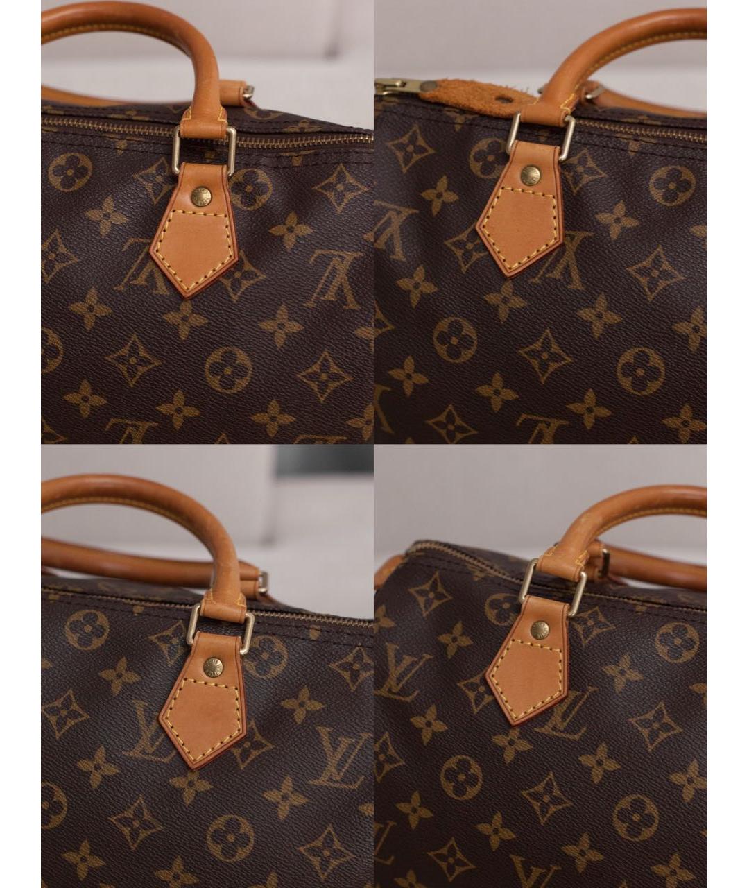 LOUIS VUITTON Коричневая сумка с короткими ручками, фото 7