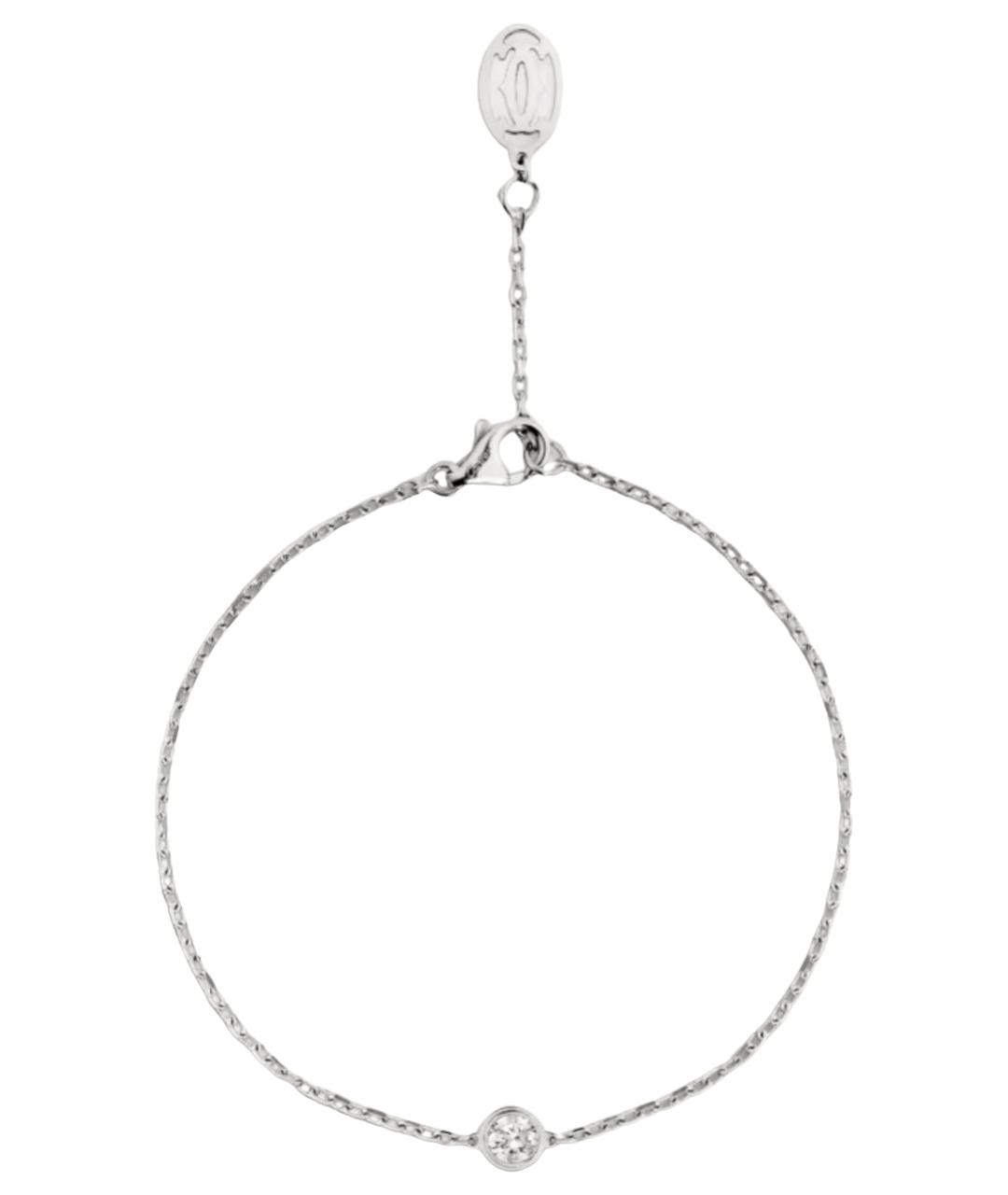 CARTIER Белый браслет из белого золота, фото 1