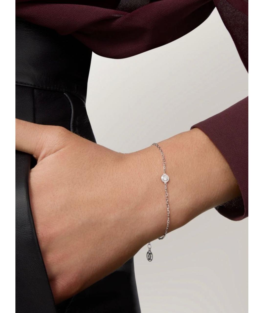 CARTIER Белый браслет из белого золота, фото 3